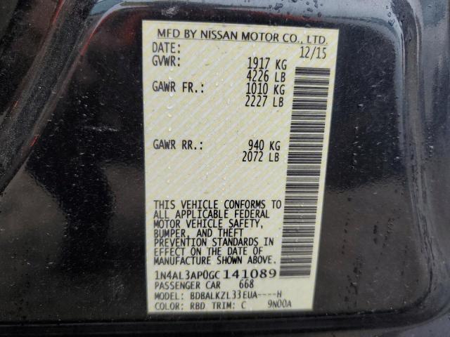 Photo 10 from auction – 2016 NISSAN ALTIMA 2.5 with VIN 1N4AL3AP0GC141089