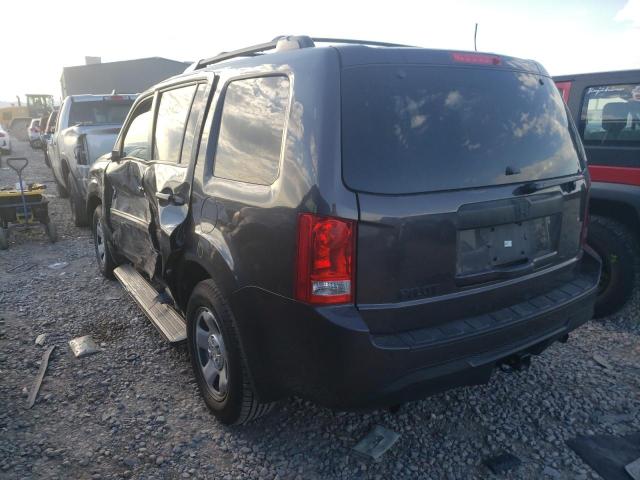 Photo 3 from auction – 2013 HONDA PILOT LX with VIN 5FNYF4H28DB083425