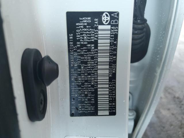 Photo 10 from auction – 2016 TOYOTA COROLLA L with VIN 5YFBURHE0GP403879
