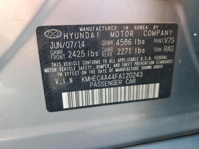 Photo 10 from auction – 2015 HYUNDAI SONATA HYB with VIN KMHEC4A44FA120243