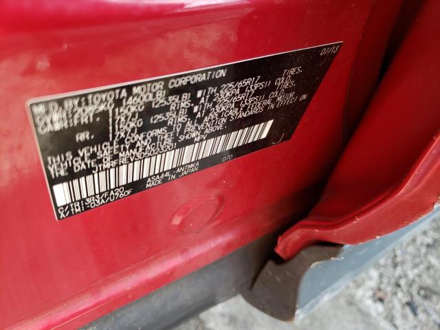 Photo 10 from auction – 2013 TOYOTA RAV4 XLE with VIN JTMRFREV3D5023201