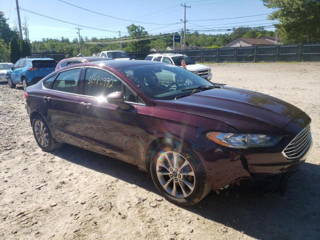 FORD FUSION SE 2017 with VIN 3FA6P0HD0HR173256 - Photo from auction