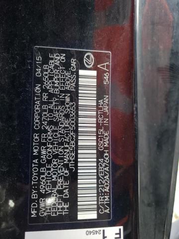 Photo 10 from auction – 2015 LEXUS RC 350 with VIN JTHSE5BC2F5003653