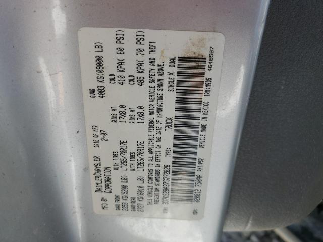 Photo 10 from auction – 2007 DODGE RAM 2500 S with VIN 3D7KS28A37G772628