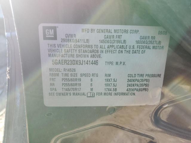 Photo 10 from auction – 2009 BUICK ENCLAVE CX with VIN 5GAER23DX9J141446