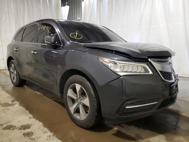 ACURA MDX 2016 with VIN 5FRYD4H25GB029475 - Photo from auction