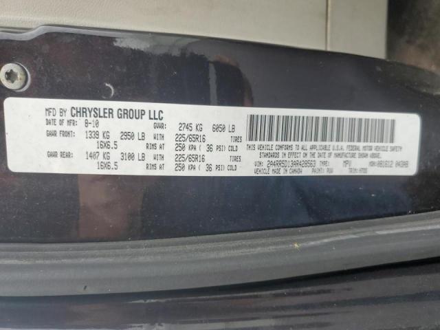 Photo 10 from auction – 2010 CHRYSLER TOWN & COU with VIN 2A4RR5D13AR428563