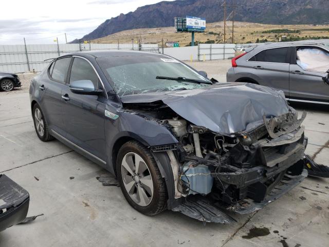 KIA OPTIMA HYB 2015 with VIN KNAGN4AD5F5082924 - Photo from auction