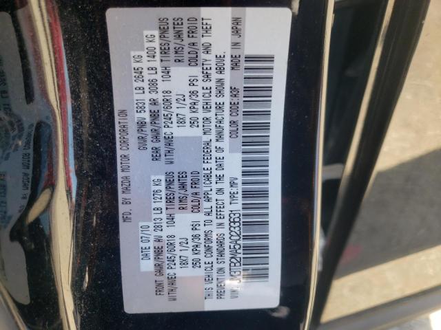 Photo 10 from auction – 2010 MAZDA CX-9 with VIN JM3TB2MA5A0233631