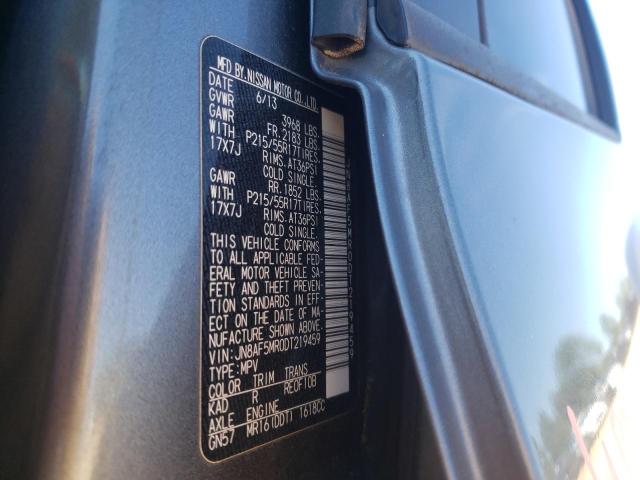 Photo 10 from auction – 2013 NISSAN JUKE S with VIN JN8AF5MR0DT219459