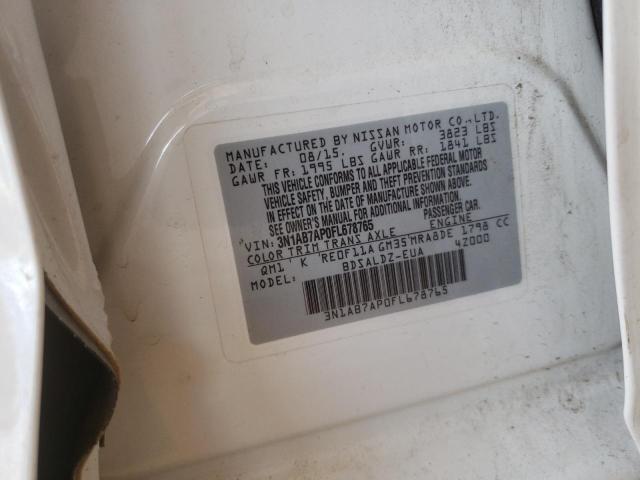 Photo 10 from auction – 2015 NISSAN SENTRA S with VIN 3N1AB7AP0FL678765