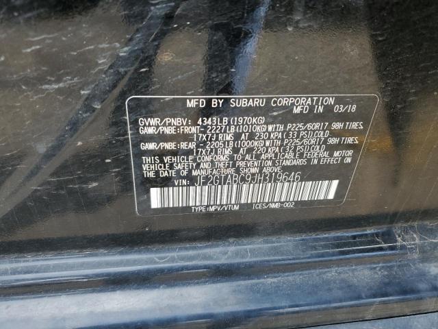 Photo 10 from auction – 2018 SUBARU CROSSTREK with VIN JF2GTABC9JH319646
