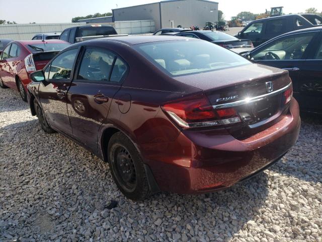Photo 3 from auction – 2015 HONDA CIVIC LX with VIN 19XFB2F55FE272272