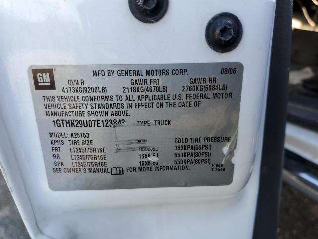 Photo 10 from auction – 2007 GMC SIERRA K25 with VIN 1GTHK29U07E123843
