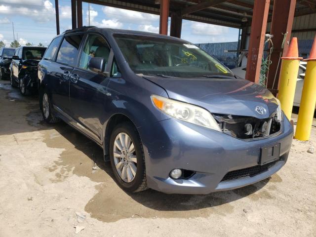 TOYOTA SIENNA XLE 2017 with VIN 5TDDZ3DC1HS148096 - Photo from auction