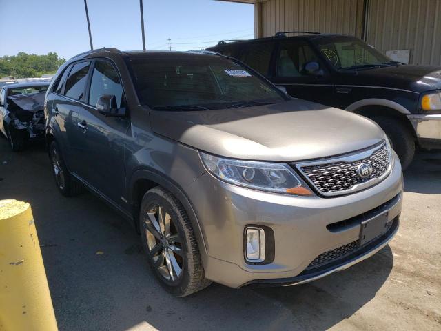 KIA SORENTO SX 2014 with VIN 5XYKWDA77EG438607 - Photo from auction