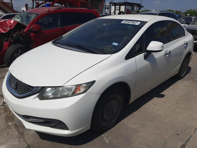 Photo 2 from auction – 2013 HONDA CIVIC LX with VIN 19XFB2F54DE081505