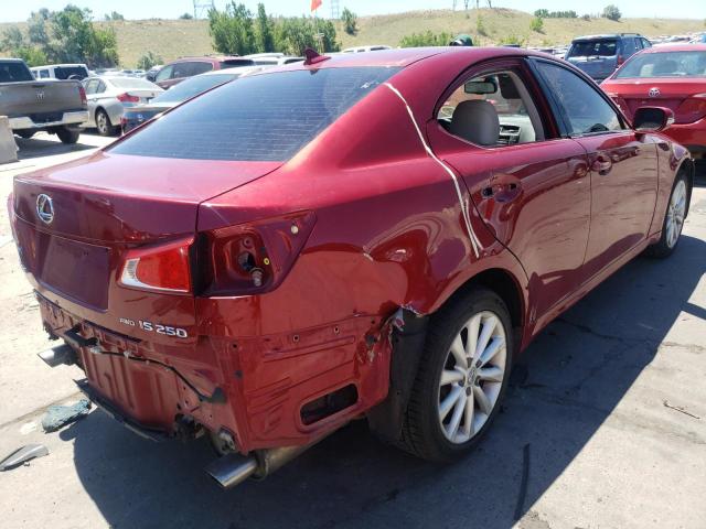 Photo 4 from auction – 2009 LEXUS IS 250 with VIN JTHCK262392031447
