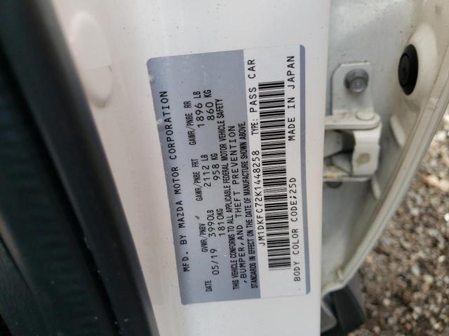 Photo 10 from auction – 2019 MAZDA CX-3 TOURI with VIN JM1DKFC72K1448258