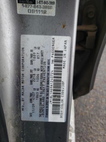 Photo 10 from auction – 2010 MAZDA 3 S with VIN JM1BL1H69A1240724