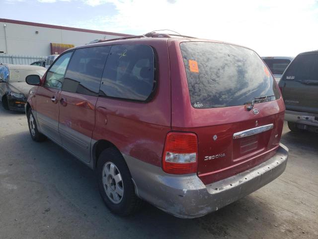 Photo 3 from auction – 2003 KIA SEDONA EX with VIN KNDUP131136447218