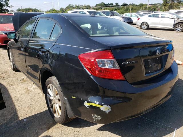 Photo 3 from auction – 2012 HONDA CIVIC EXL with VIN 19XFB2F90CE023845