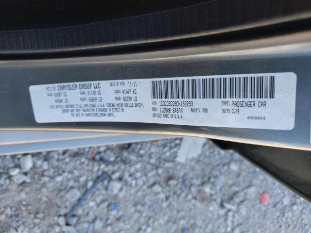 Photo 10 from auction – 2012 CHRYSLER 200 with VIN 1C3CCBCG9CN162293