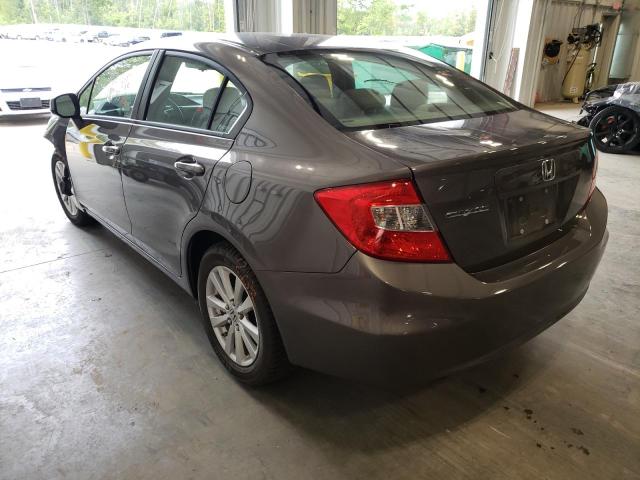 Photo 3 from auction – 2012 HONDA CIVIC EXL with VIN 19XFB2F95CE033996