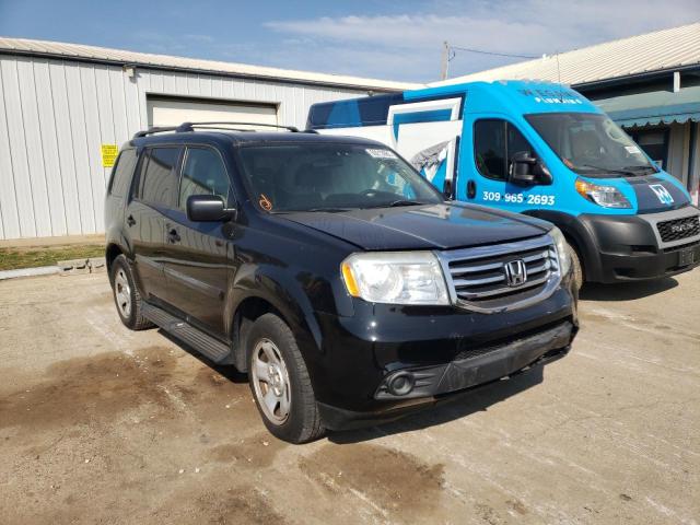 Photo 1 from auction – 2013 HONDA PILOT LX with VIN 5FNYF4H26DB023742