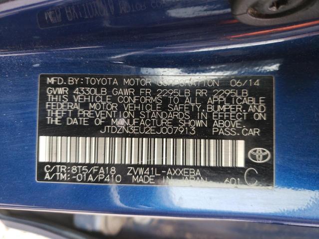 Photo 10 from auction – 2014 TOYOTA PRIUS V with VIN JTDZN3EU2EJ007913
