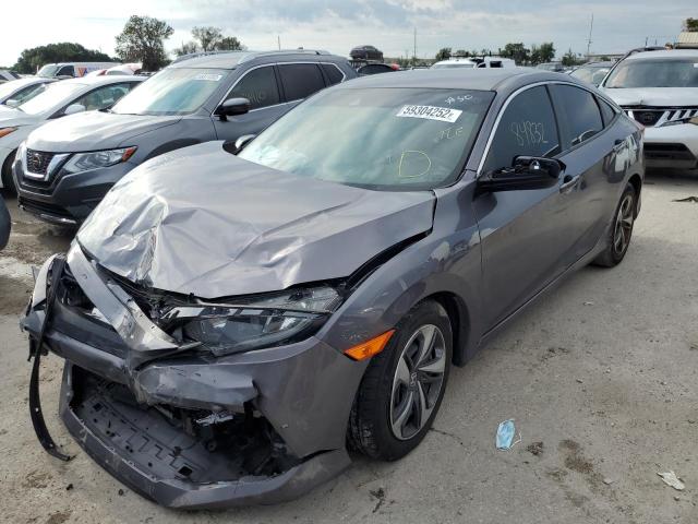 Photo 2 from auction – 2019 HONDA CIVIC LX with VIN 19XFC2F64KE037247