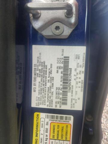 Photo 10 from auction – 2014 FORD FUSION SE with VIN 1FA6P0H78E5396668