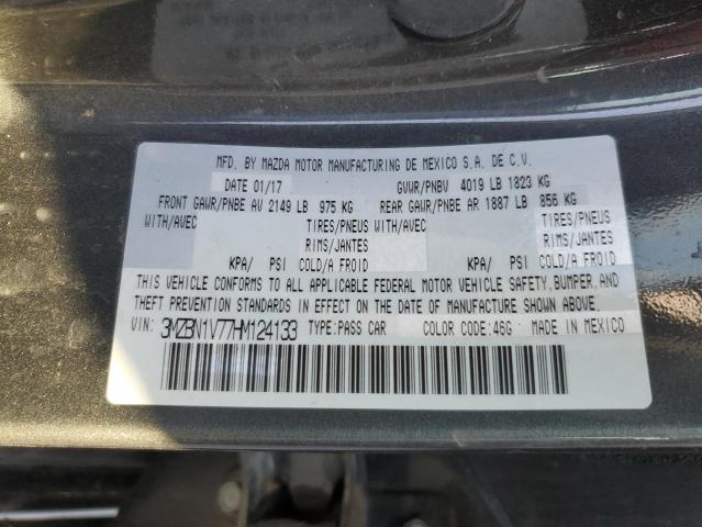 Photo 10 from auction – 2017 MAZDA 3 TOURING with VIN 3MZBN1V77HM124133