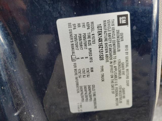 Photo 10 from auction – 2008 GMC SIERRA K15 with VIN 1GTEK14X18Z131328