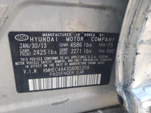 Photo 10 from auction – 2013 HYUNDAI SONATA HYB with VIN KMHEC4A43DA065359