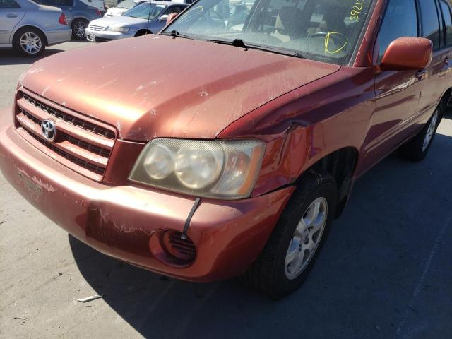 صورة رقم 9 من المزاد - 2003 TOYOTA HIGHLANDER مع VIN JTEHF21AX30149763