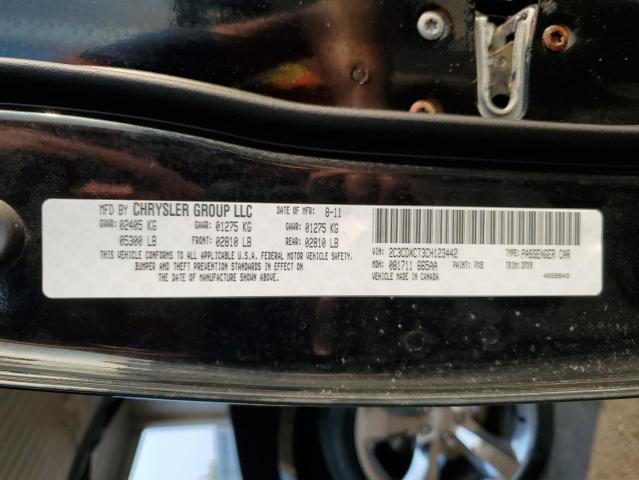 Photo 10 from auction – 2012 DODGE CHARGER R/ with VIN 2C3CDXCT3CH123442