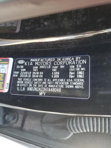 Photo 10 from auction – 2017 KIA SOUL with VIN KNDJN2A22H7448048