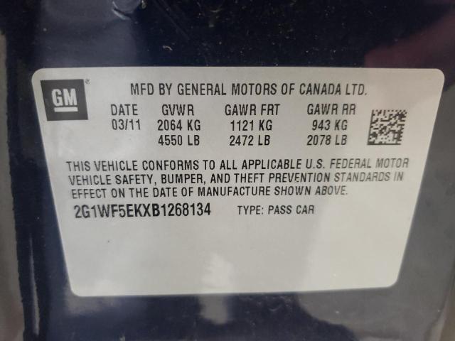 Photo 10 from auction – 2011 CHEVROLET IMPALA LS with VIN 2G1WF5EKXB1268134