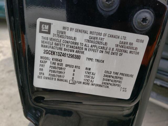 Photo 10 from auction – 2006 CHEVROLET 1500 SILVE with VIN 2GCEK13Z461296380