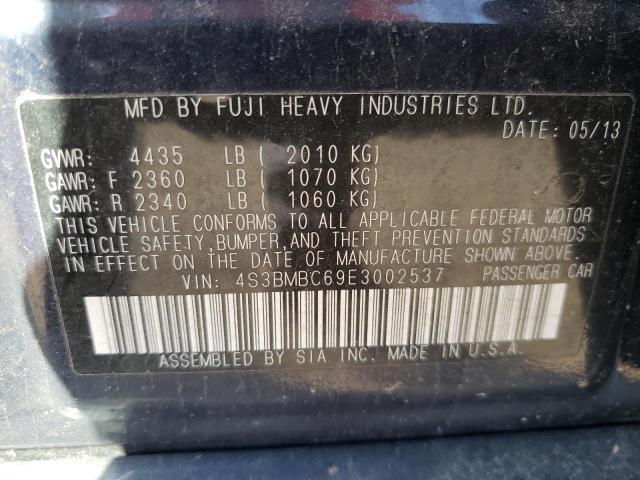 Photo 10 from auction – 2014 SUBARU LEGACY 2.5 with VIN 4S3BMBC69E3002537