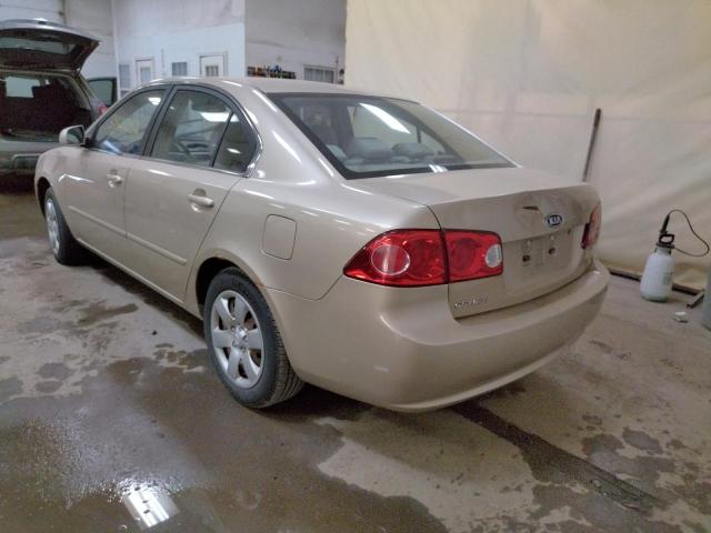 Photo 3 from auction – 2008 KIA OPTIMA LX with VIN KNAGE123785202911