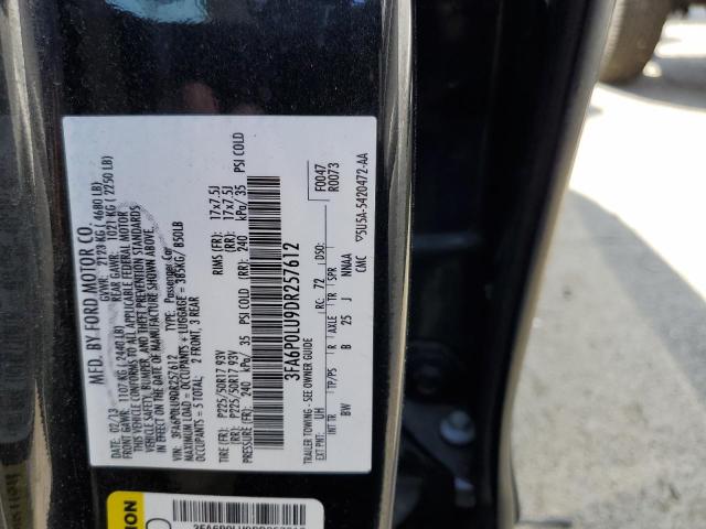 Photo 10 from auction – 2013 FORD FUSION SE with VIN 3FA6P0LU9DR257612