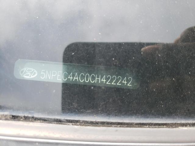 Photo 10 from auction – 2012 HYUNDAI SONATA SE with VIN 5NPEC4AC0CH422242