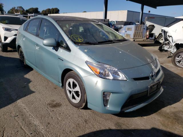 TOYOTA PRIUS 2012 with VIN JTDKN3DU2C1524791 - Photo from auction