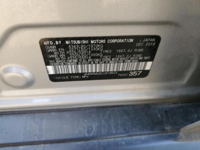 Photo 10 from auction – 2020 MITSUBISHI OUTLANDER with VIN JA4AR3AU2LU019623