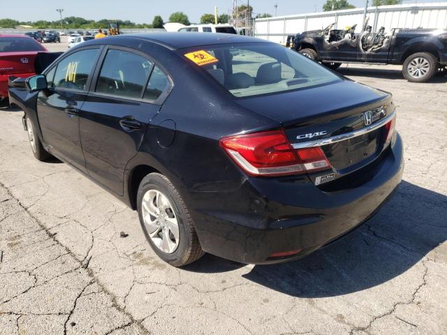 Photo 3 from auction – 2014 HONDA CIVIC LX with VIN 19XFB2F53EE000785