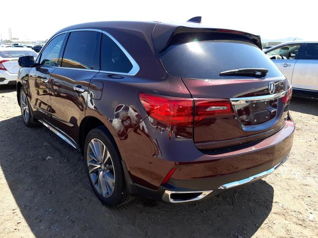 Photo 3 from auction – 2017 ACURA MDX TECHNO with VIN 5FRYD4H57HB030638