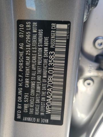 Photo 10 from auction – 2011 PORSCHE PANAMERA 2 with VIN WP0AA2A70BL013583