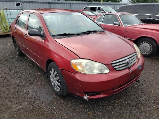 TOYOTA COROLLA CE 2004 with VIN 2T1BR32E04C818302 - Photo from auction